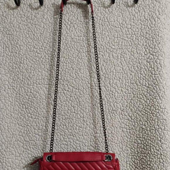 Badgley Mischka Vegan Leather Crossbody With Letter Lock Bag NWT - Picture 5 of 13